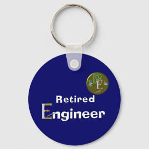 Llavero Ingeniero jubilado
