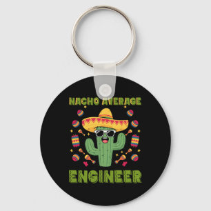Llavero Ingeniero Nacho Promedio Mexicano Divertido Cinco
