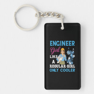 Llavero Ingeniero Orgulloso Chica