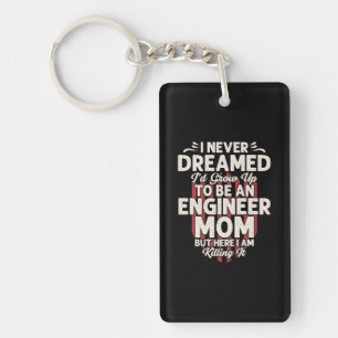 Llavero Ingeniero Que Yo Crecería Para Ser Una Ingeniera M