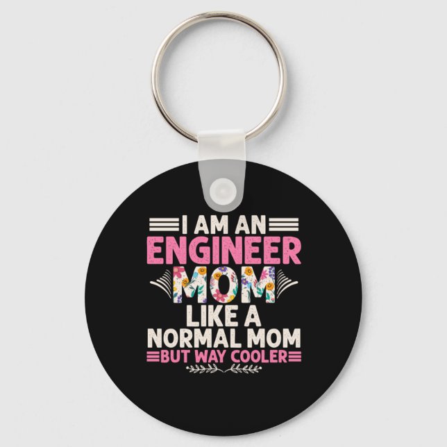 Llavero Ingeniero, Soy Una Ingeniera Mamá (Anverso)