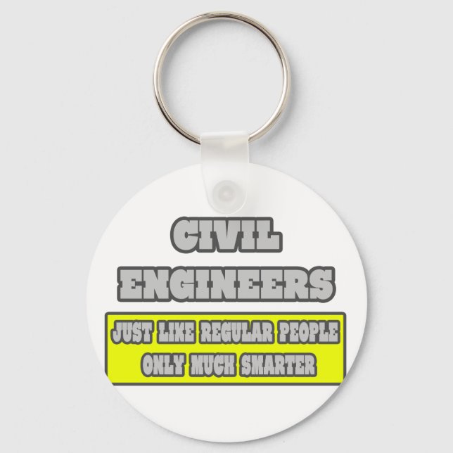 Llavero Ingenieros civiles... mucho más inteligentes (Anverso)