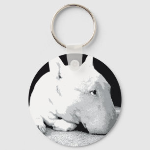 Llavero Inglés Bull Terrier, Pop Art Print