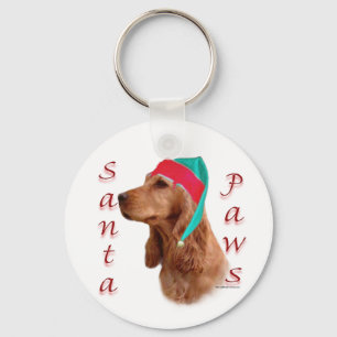 Llavero Inglés Cocker Spaniel (rojo) Santa Paws