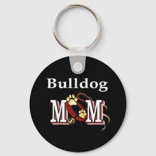Llavero inglés de la mamá del bulldog
