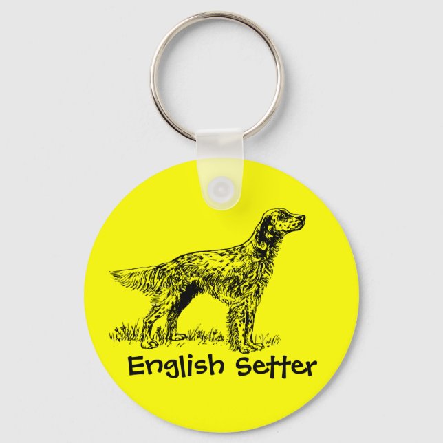 Llavero Inglés Setter (Anverso)