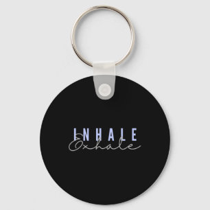 Llavero Inhalar Exhalar Zen Yoga Meditación Consciente Rel