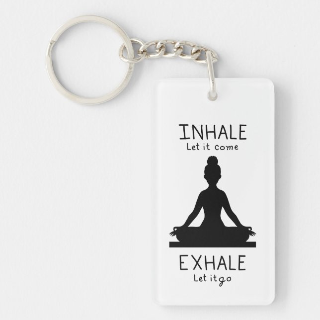 Llavero Inhale Exhale Yoga (Frente)