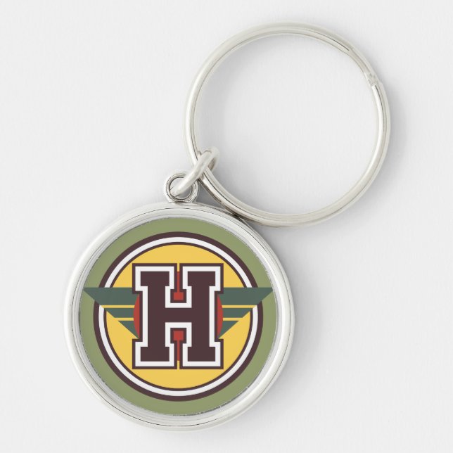 Llavero Inicial de la letra "H" (Frente)