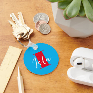 Llavero Inicial + Nombre Personalizado - Fácil de Personal