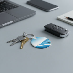 Llavero Inicio de Journey Blue Road Keychain