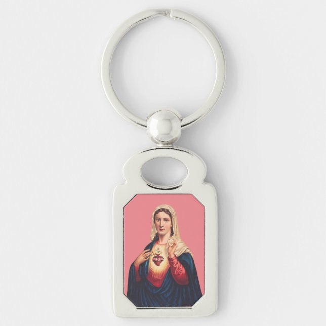 Llavero Inmaculado Corazón de la Virgen María (Anverso)
