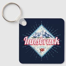 Llavero Innsbruck Tyrol Austria Retro Alpes Vintage
