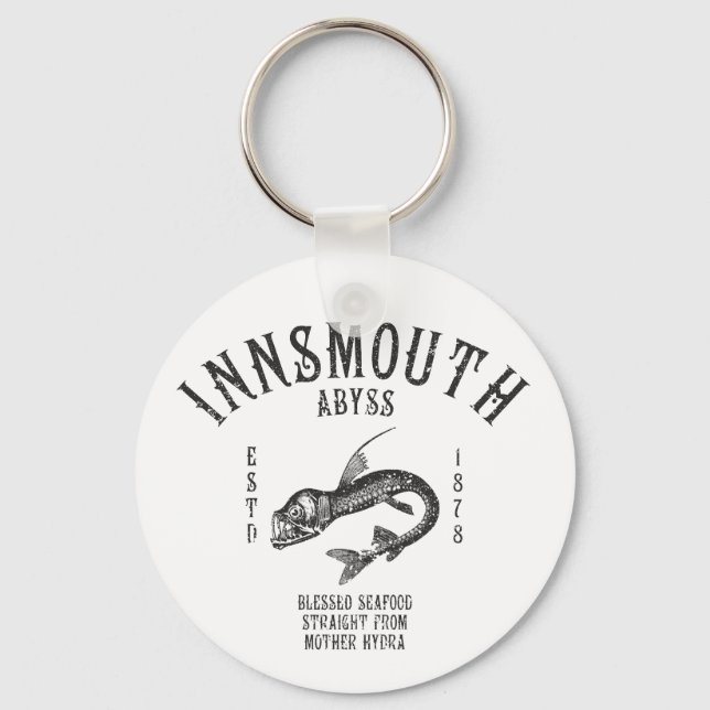 Llavero Innsmouth Seafood Pescado Profundo Viperfish (Anverso)