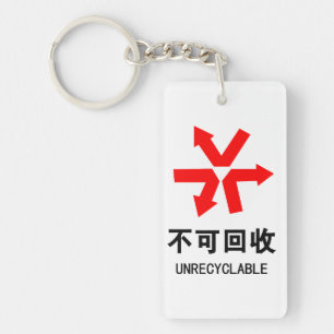 Llavero Inreciclable ~ Rótulo Hanzi en chino