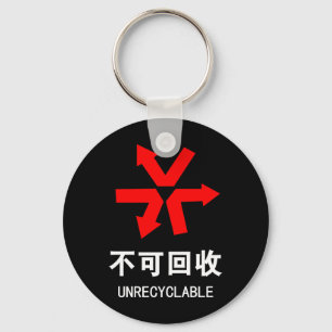 Llavero Inreciclable ~ Rótulo Hanzi en chino