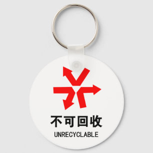 Llavero Inreciclable ~ Rótulo Hanzi en chino