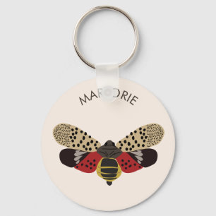 Llavero Insecto manchado de Lanternfly personalizado