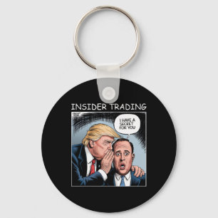Llavero Insider Trading Trump - Divertido 