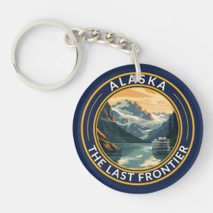 Llavero Insígnia de arte de viaje de Alaska