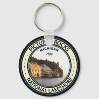Insignia de Michigan en el lago nacional de Rocas