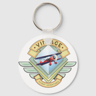Llavero Insígnia de vuelo de estilo vintage