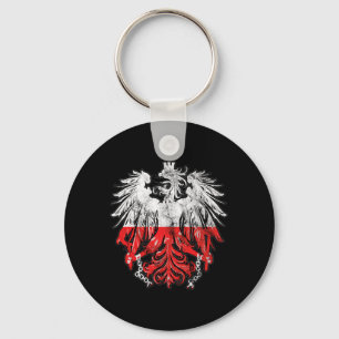 Llavero Insignia del águila de Polonia de raíces de patrim