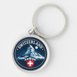 Llavero Insígnia del Patrimonio del Matterhorn de Suiza