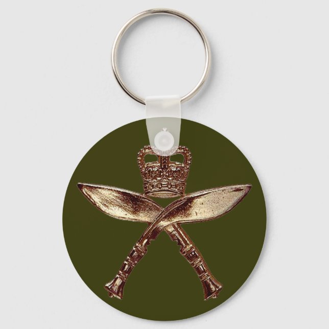 Llavero Insignia Real Gurkha (Anverso)