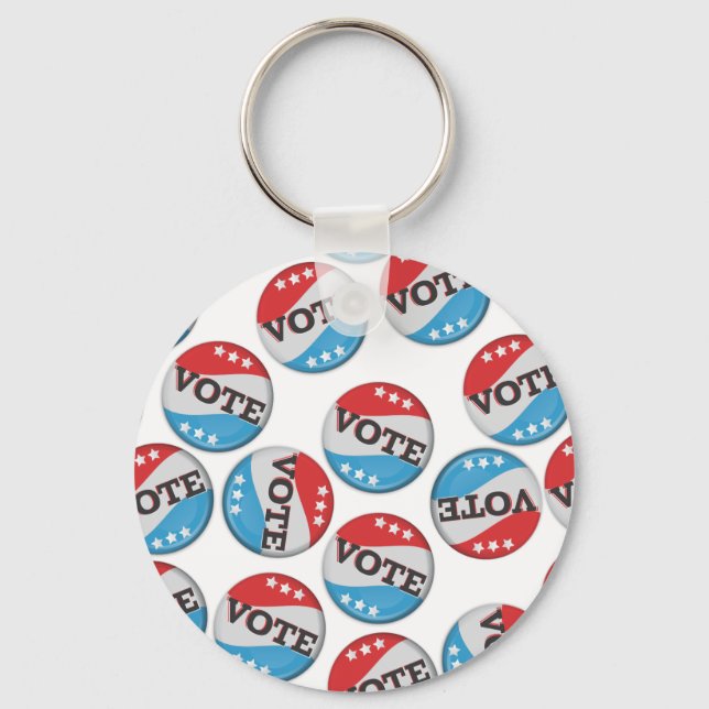 Llavero Insignia Retro Voto (Anverso)