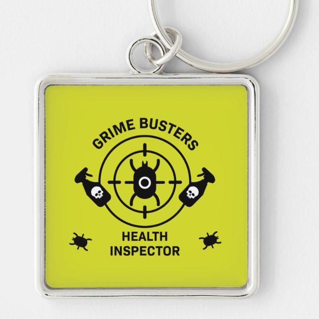 Llavero Inspector de salud (Frente)