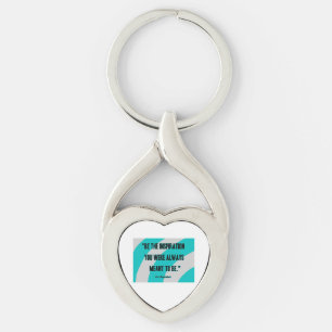 Llavero Inspiración Corazón Metalizado Keychain