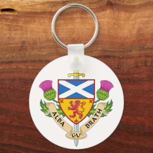 Llavero Inspiración de Alba Gu Bràth Escudo del Patrimonio