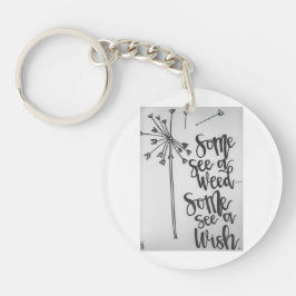 Llavero Inspiración de Dandelion - hierba/deseo