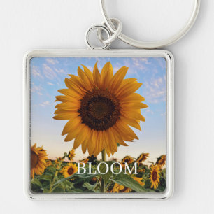 Llavero Inspiración de girasol - Arte floral de verano bri