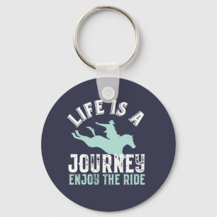 Llavero Inspiradora Cita De Caballo Disfrute Del Paseo