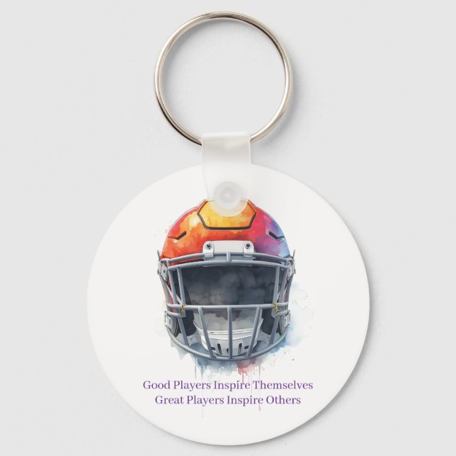Llavero Inspirational Motivational Football Helmet  (Anverso)