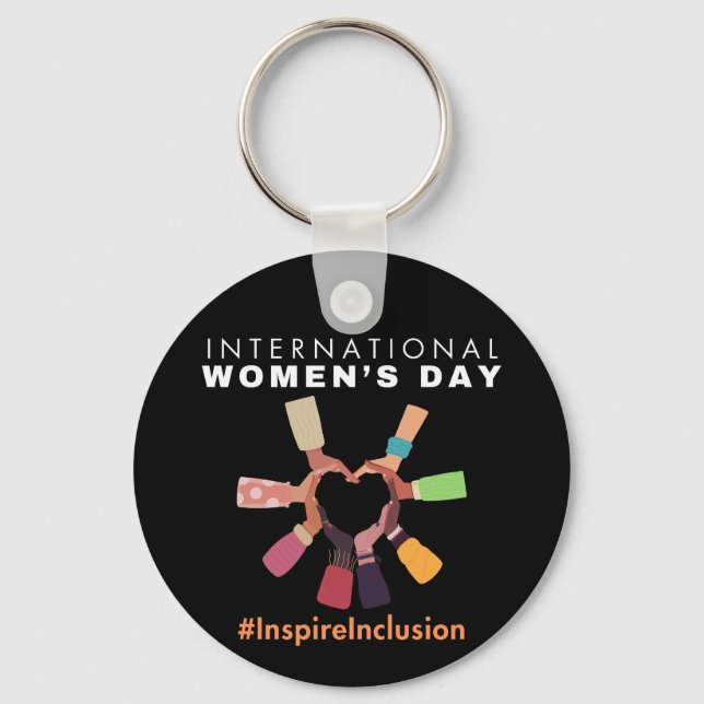 Llavero Inspire Inclusion International Women's Day (Anverso)