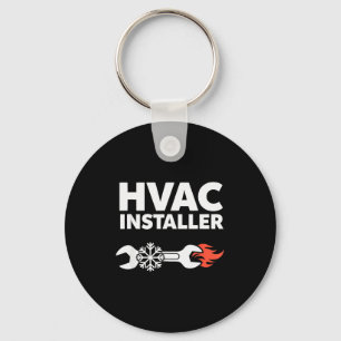 Llavero Instalador de Hvac Divertido Técnico de Hvac Padre