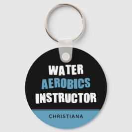 Llavero Instructor de aeróbicos de agua personalizado