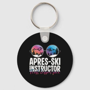 Llavero Instructor de Apres Ski Primera Lección Divertida