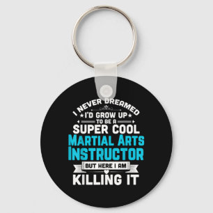 Llavero Instructor de Artes Marciales Super Cool Profesor