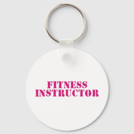Llavero Instructor de fitness/rosa