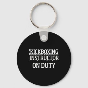 Llavero Instructor de Kickboxing Entrenamiento de Kick Box