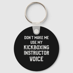 Llavero Instructor de Kickboxing Entrenamiento de Kick Box