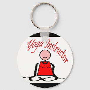 Llavero Instructor de la yoga---Figura del palillo de la