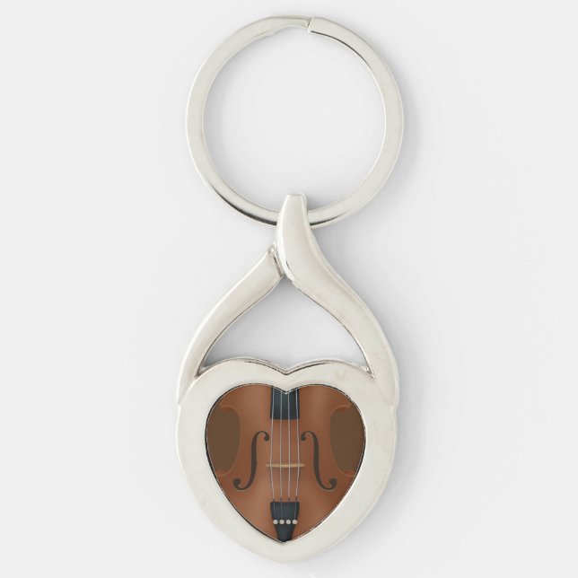 Llavero Instrumento musical de cuerda Cello Viola (Anverso)