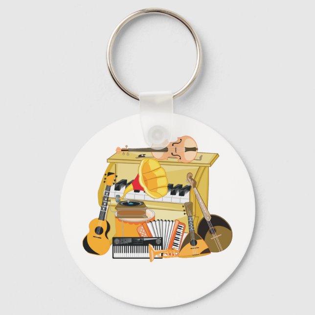Llavero Instrumentos de música (Anverso)