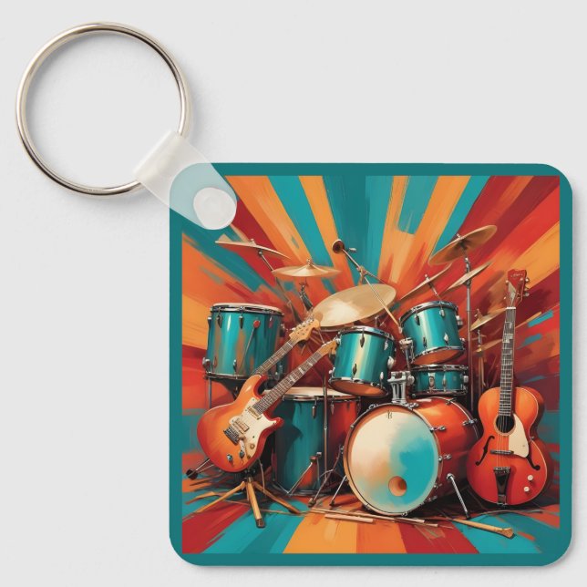 Llavero Instrumentos musicales (Anverso)