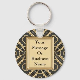 Llavero Interbloqueo de la llave de oro